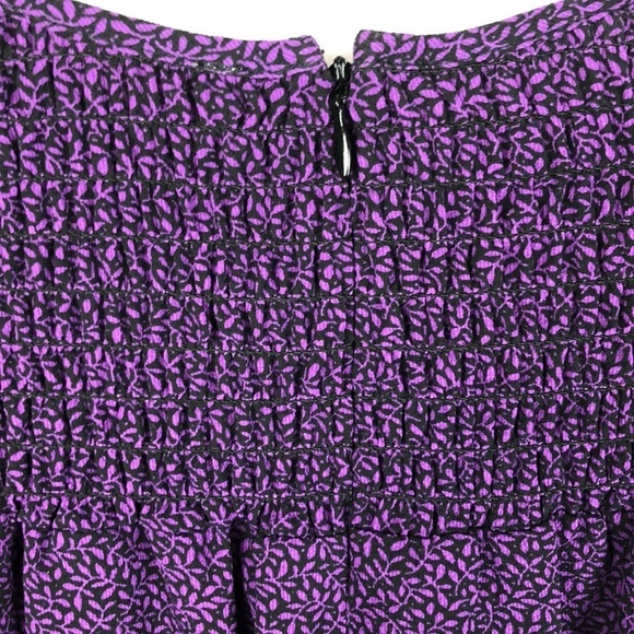 NEW Michael Kors Violet Glaze Purple Blouse S - Picture 7 of 7